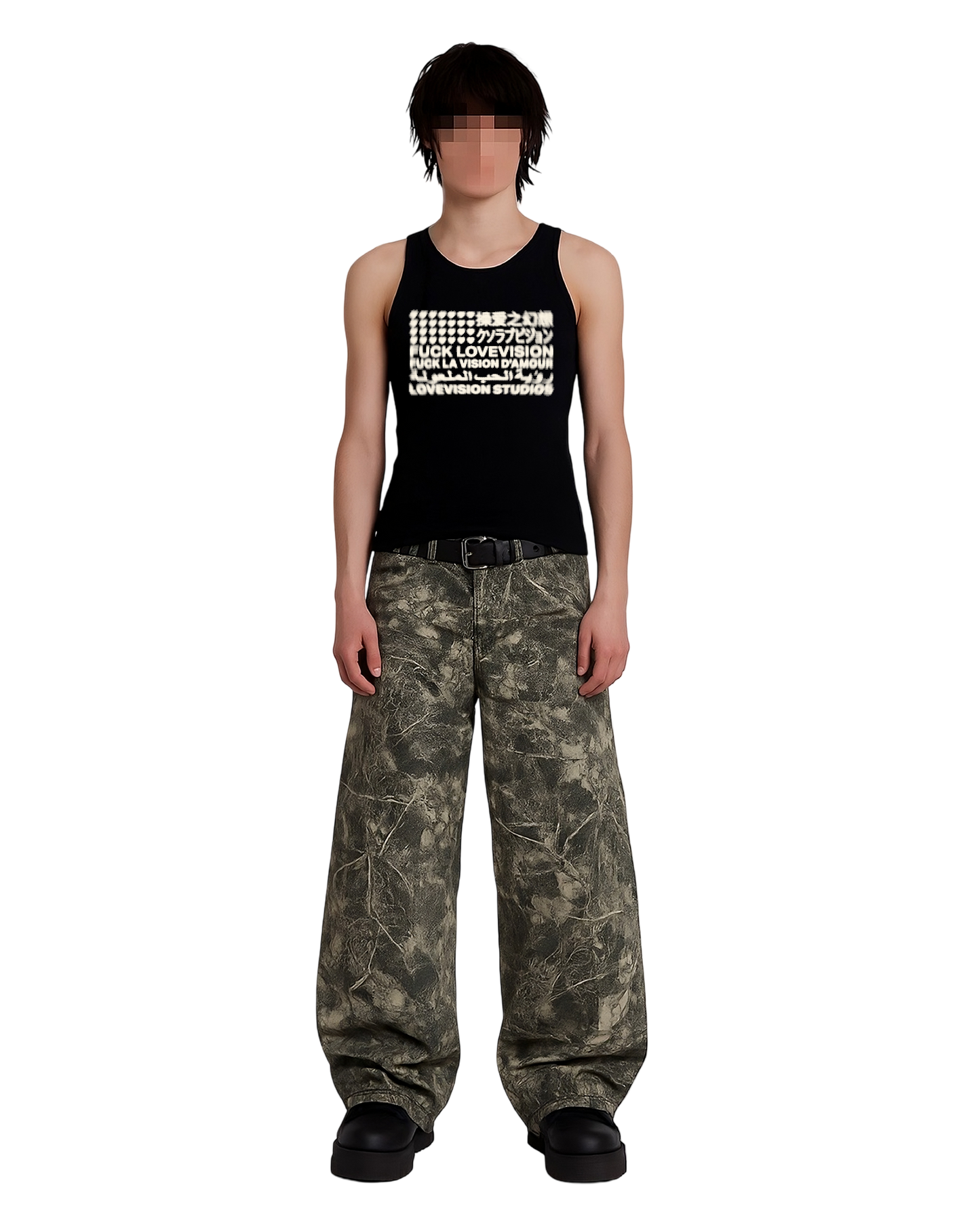FUCK LOVE USA TANKTOP