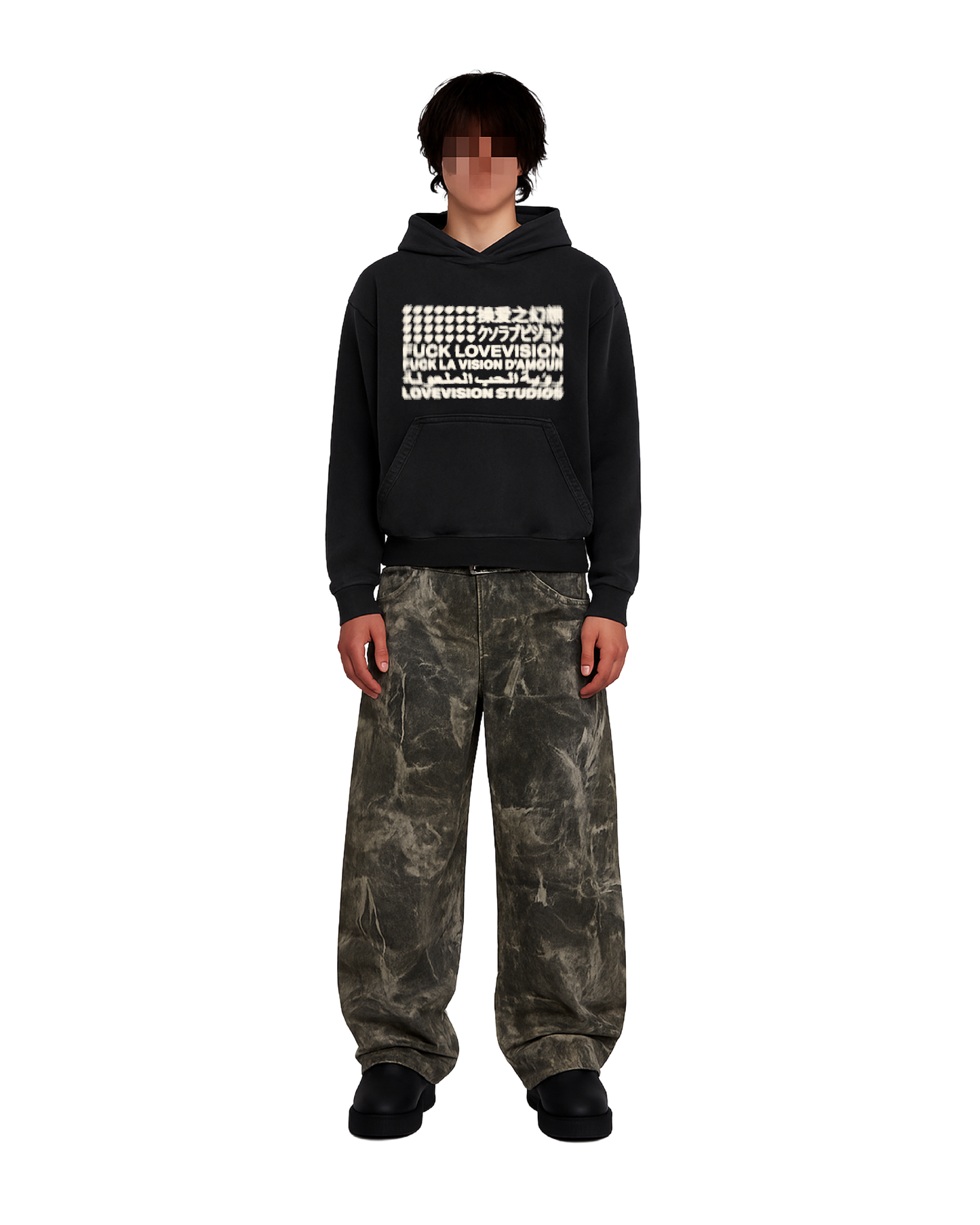 FUCK LOVE USA HOODIE